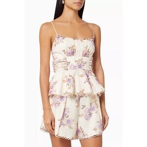 ❤️Zimmermann Linen Floral Short Set❤️